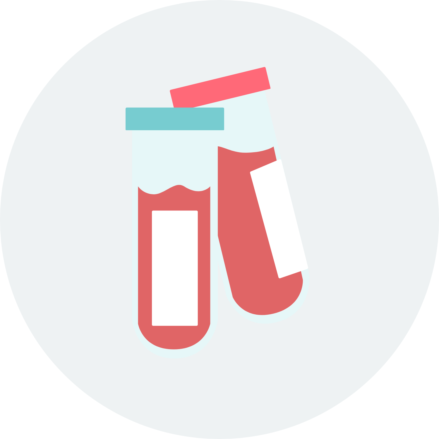 Symbole pour le diagnostic et les tests en laboratoire.